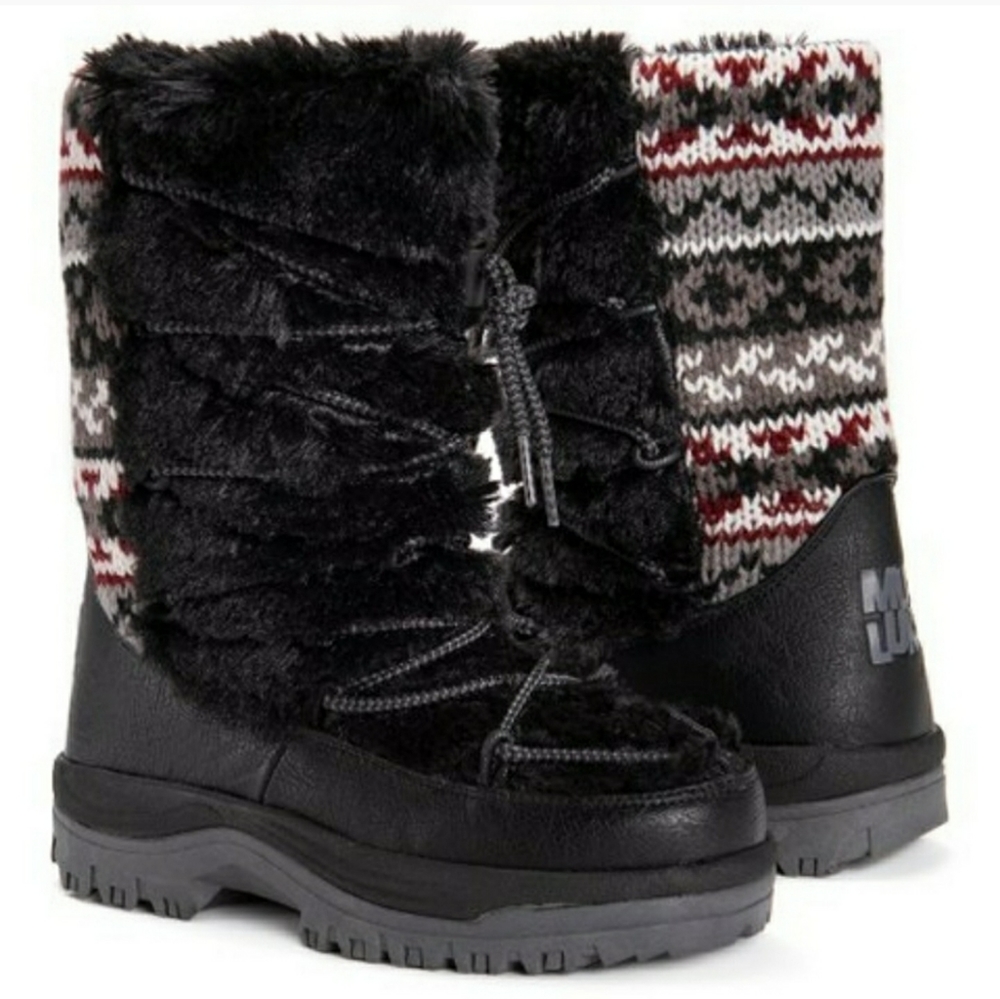 Black MUK LUKS Boots